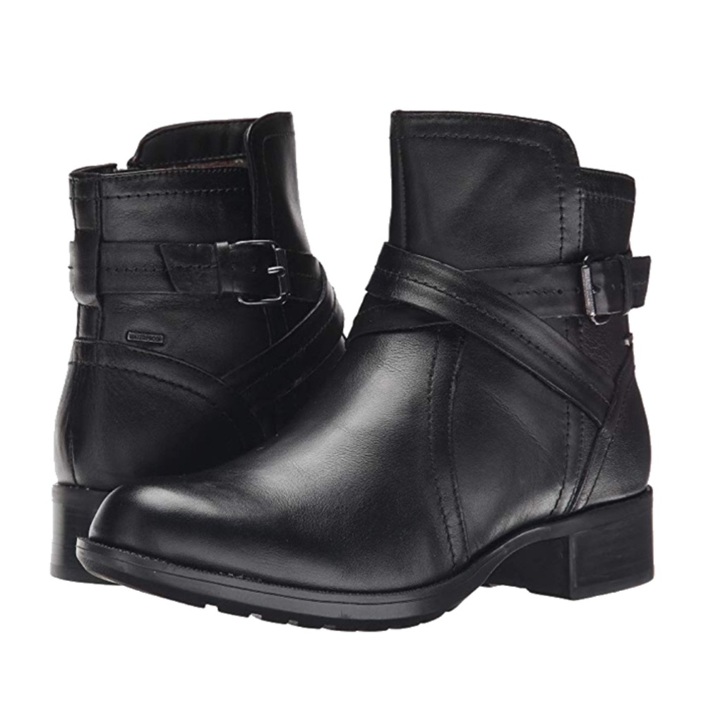 Cobb Hill Caroline moto boot/ankle bootie black size 7
waterproof comfort shoe
